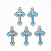 Alloy Enamel Pendants ENAM-S121-059B-2