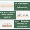 3-Slot Wooden Display Card Board ODIS-WH0025-168-4