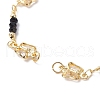 Handmade Brass Beaded Chains Bracelet Making AJEW-JB01150-27-2