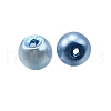 Baking Painted Pearlized Glass Pearl Round Beads HY-XCP0001-25A-2