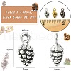 Tibetan Style Alloy Pendants TIBEP-CJ0001-17-2