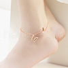 Stainless Steel Charm Anklets for Women WG18C2B-61-1