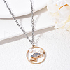Chinese Style Alloy Pendant Necklaces NJEW-YW0001-01-6