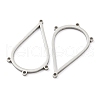 Non-Tarnish 304 Stainless Steel Chandelier Component Links STAS-B056-07P-02-2