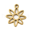 304 Stainless Steel Charms STAS-S123-01G-10-1