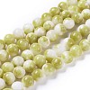 Natural Persian Jade Beads Strands G-D434-8mm-29-1