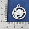 Twelve Constellations Alloy Pendants PALLOY-Q006-01I-S-3