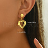 Stainless Steel Retro Dangle Stud Earrings AK7581-4-2