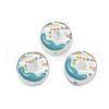 UV Plating Handmade Lampwork Beads LAMP-R004-03E-1