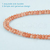 GOMAKERER 2 Strands Natural Sunstone Beads Strands G-GO0001-63-5