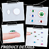 WADORN 36Pcs 9 Styles Halloween Translucent Resin Decoden Cabochons CRES-WR0001-01-3