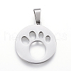 Non-Tarnish 304 Stainless Steel Pendants STAS-I086-04P-01-2