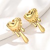 304 Stainless Steel Stud Earrings for Women EJEW-U047-01G-3