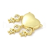 Brass Micro Pave Cubic Zirconia Pendants KK-S511-31G-02-2