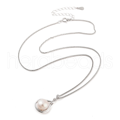 925 Sterling Silver Necklaces STER-Z009-12P-1