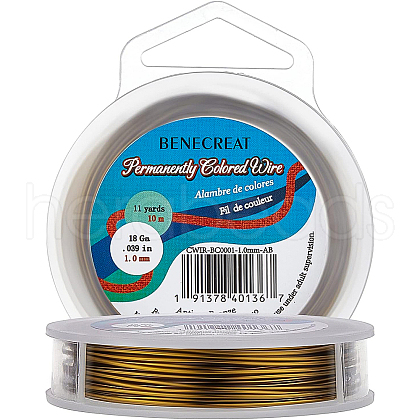 Round Craft Copper Wire CWIR-BC0001-1.0mm-AB-1