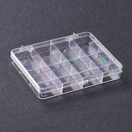 (Defective Closeout Sale: Scratch) Rectangle Polystyrene Bead Storage Containers CON-XCP0001-50-1