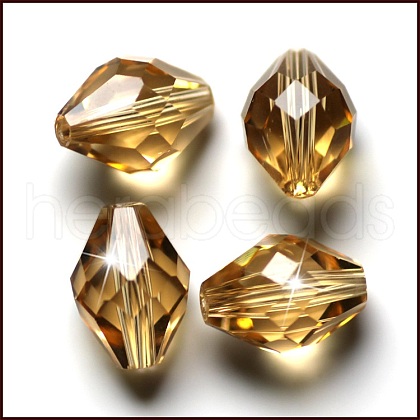 Imitation Austrian Crystal Beads SWAR-F054-9x6mm-28-1