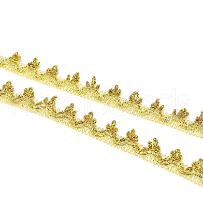 Metallic Braided Lace Trim OCOR-WH0066-35B-1