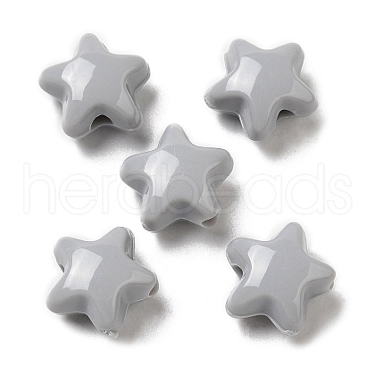 Opaque Acrylic Beads OACR-C016-30E-1