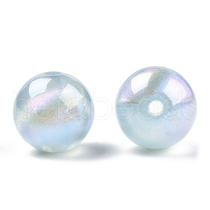ABS Plastic Imitation Pearl Beads PACR-N013-01B-01-1