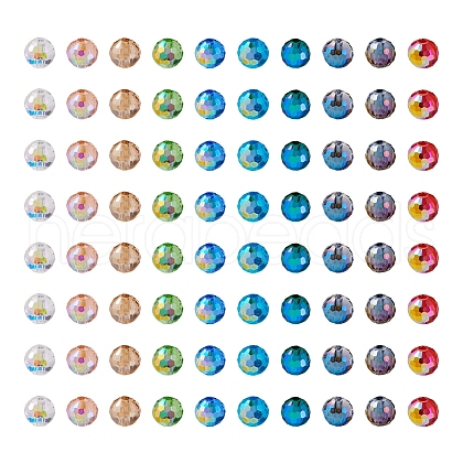 400pcs 10 Colors Glass Beads Strands GLAA-TA0001-21-1