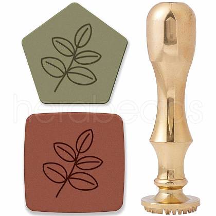 Brass Clay Seal Stamp Set DIY-WH0576-003-1