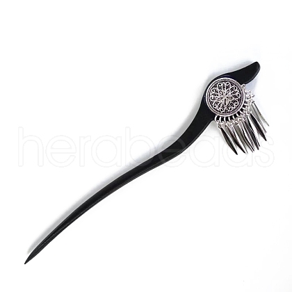 Crescent Tassel Wood Hair Sticks PW-WG7C9F3-03-1
