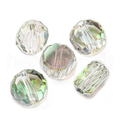 Electroplate Glass Beads EGLA-U003-01A-HR02-1
