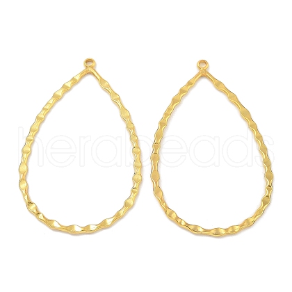 Rack Plating Brass Pendants KK-G515-50G-1