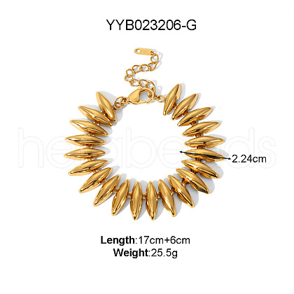 Stainless Steel Chain Bracelets for Women EB9216-3-1