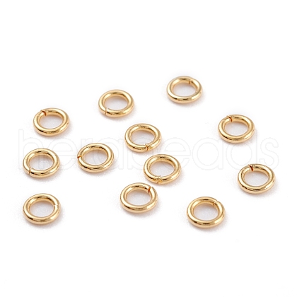 304 Stainless Steel Jump Rings X-STAS-R060-6x1-1
