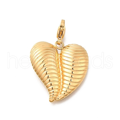 Heart 304 Stainless Steel Pendant Decorations STAS-R159-41G-04-1