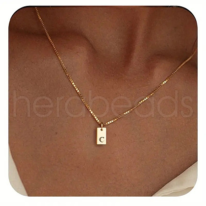 304 Stainless Steel Box Chain Necklaces FS-WG1FEB4-12-1