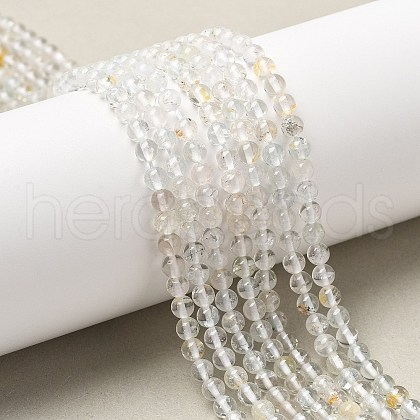 Natural White Topaz Beads Strands G-RM241221-C20-1