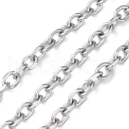 Oval Oxidation Aluminum Cable Chains CHA-K003-05P-1