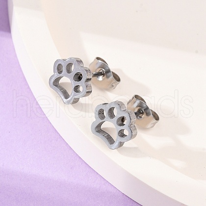 Tarnish Resistant 304 Stainless Steel Stud Earrings X-EJEW-F227-14P-1
