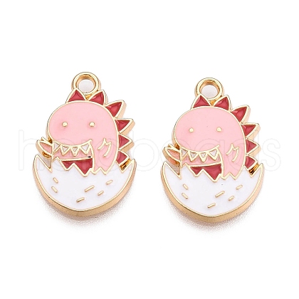 Alloy Enamel Pendants ENAM-T009-58B-RS-1