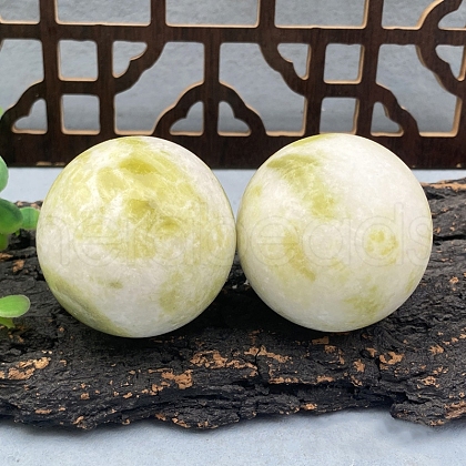 Mother's Day Gifts Natural Carbonate Jade Sphere Healing Stones PW-WGDF1C2-04-1
