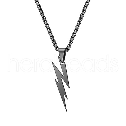 Stainless Steel Box Chain Necklaces PT6061-3-1
