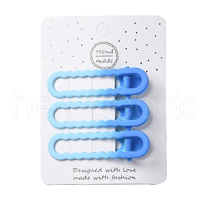 Spray Painted Iron Alligator Hair Clips for Girls PHAR-A011-01A-1