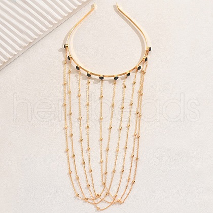 Elegant Long Tassel Iron & Alloy Hair Bands for Women QP3969-2-1