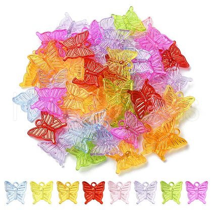 50g Transparent Acrylic Pendants TACR-YW0001-67-1