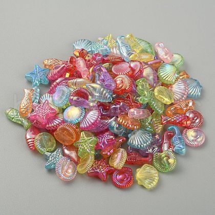 Transparent Acrylic Beads KY-CJC0009-05-1