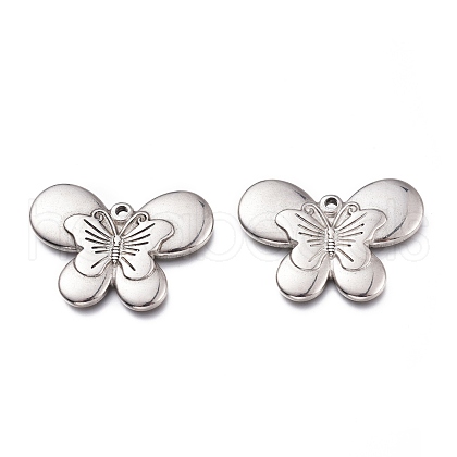 Non-Tarnish 304 Stainless Steel Pendants STAS-Z008-14-1