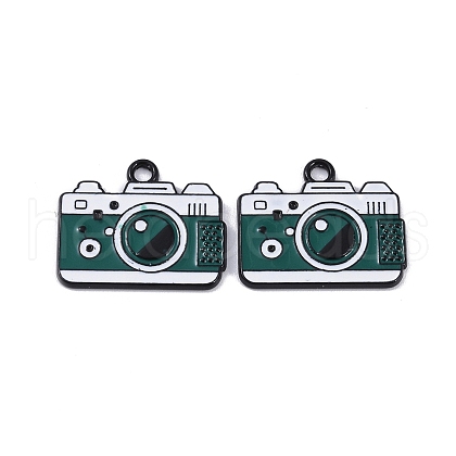 Alloy Enamel Pendants ENAM-R149-12A-EB-1