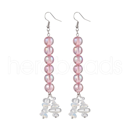 Opalite Dangle Earring EJEW-JE05969-1