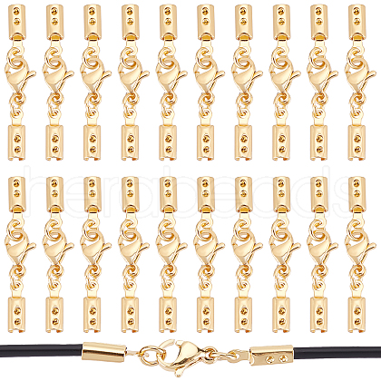 Unicraftale 20 Sets 304 Stainless Steel Lobster Claw Clasps STAS-UN0037-34-1