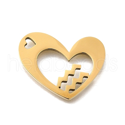 201 Stainless Steel Pendants STAS-A116-01G-11-1