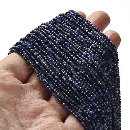 Natural Sodalite Beads Strands G-RM2025-A19-2mm-B-1